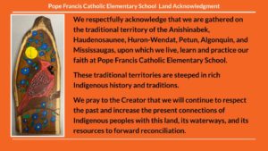 Pope Francis New Land Acknowledgement