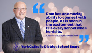 YCDSB Director of Education Domenic Scuglia Announces Retirement After Outstanding Teaching Career